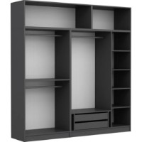 Dulap Trendy Kale 5185 Anthracit 225x235x52cm GTR004542 imaginea #3 — magazin online Desire.md