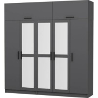 Dulap Trendy Kale 5185 Anthracit 225x235x52cm GTR004542 imaginea #4 — magazin online Desire.md