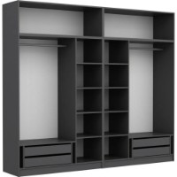 Dulap Trendy Kale 5203 Anthracit/Dore 270x235x52cm GTR004554 imaginea #4 — magazin online Desire.md