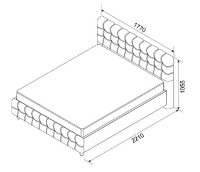 Pat Ambianta Rio 1.6m Beige imaginea #2 — magazin online Desire.md
