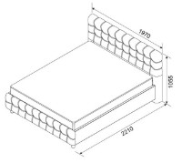 Pat Ambianta Rio 1.8m Beige imaginea #2 — magazin online Desire.md