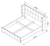 Pat Ambianta Hamburg 1.6m Graphit imaginea #2 — magazin online Desire.md