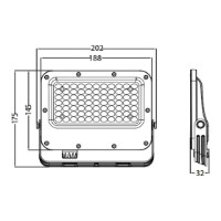 Прожектор Horoz Margay-50 (0680311050020) фото №3 — интернет-магазин Desire.md