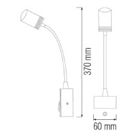 Бра Horoz Turna (0400070003021) фото №2 — интернет-магазин Desire.md