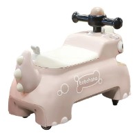 Tolocar Bebehaha Dinosaur Light Pink (6588)  imaginea #2 — magazin online Desire.md