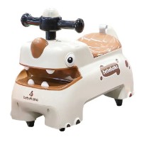 Tolocar Bebehaha Dinosaur White&Brown (6588)  imaginea #1 — magazin online Desire.md