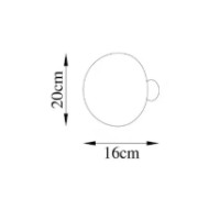 Candelabru de perete Trendy Fungica 13362 Copper 20x16cm GTR002171 imaginea #2 — magazin online Desire.md