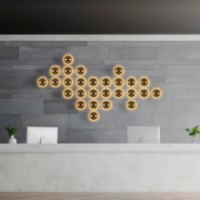 Candelabru de perete Trendy Fungica 13362 Copper 20x16cm GTR002171 imaginea #3 — magazin online Desire.md