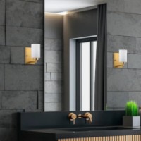 Candelabru de perete Trendy Hania 13175 Gold/White 10x23x19cm GTR002201 imaginea #3 — magazin online Desire.md