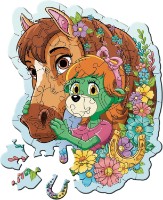 Puzzle Trefl Happy Treflik's Family Wooden Contour Puzzle 50pcs (20259)