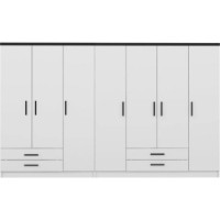 Dulap Trendy Kale Plus 3909 White 315x210x52cm GTR004873 imaginea #3 — magazin online Desire.md