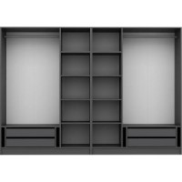 Dulap Trendy Kale Plus 7777 Anthracit 270x210x52cm GTR004877 imaginea #3 — magazin online Desire.md