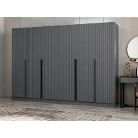 Dulap Trendy Kale Plus 7777 Anthracit 270x210x52cm GTR004877 imaginea #2 — magazin online Desire.md