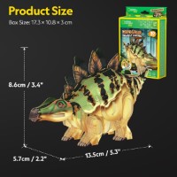 Puzzle 3D-constructor CubicFun Dinosaur Stegosaurus (DS1171h) imaginea #2 — magazin online Desire.md