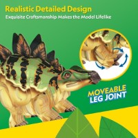 Puzzle 3D-constructor CubicFun Dinosaur Stegosaurus (DS1171h) imaginea #5 — magazin online Desire.md