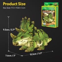 Puzzle 3D-constructor CubicFun Donosaur Triceratops (DS1168h) imaginea #2 — magazin online Desire.md