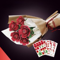 Puzzle 3D-constructor CubicFun Flower Bouquet 312pcs (6944588208653) imaginea #3 — magazin online Desire.md