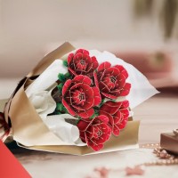 Puzzle 3D-constructor CubicFun Flower Bouquet 312pcs (6944588208653) imaginea #4 — magazin online Desire.md