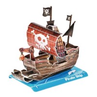 Puzzle 3D-constructor CubicFun Pirate Ship 22pcs (6944588231996)