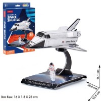 Puzzle 3D-constructor CubicFun Space Shuttle 23pcs (6944588231972) imaginea #2 — magazin online Desire.md