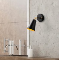 Бра Trendy Evander 13191 Black/Gold 10x21x26cm GTR002173 фото №3 — интернет-магазин Desire.md