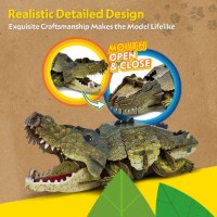 Puzzle 3D-constructor ChiToys Crocodile 54pcs (6944588211820) imaginea #4 — magazin online Desire.md