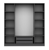 Dulap Trendy Kale Plus 7802 Anthracit/Black 180x210x52cm GTR004892 imaginea #4 — magazin online Desire.md