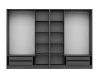 Dulap Trendy Kale Plus 7805 Anthracit/Black 270x210x52cm GTR004895 imaginea #4 — magazin online Desire.md