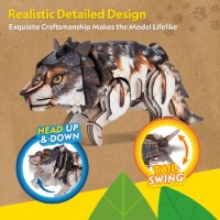 Puzzle 3D-constructor ChiToys Grey Wolf 58pcs (6944588211806) imaginea #3 — magazin online Desire.md