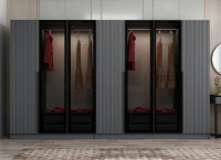 Шкаф Trendy Kale Plus 7807 Anthracit/Black 315x210x52cm GTR004897