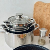 Набор посуды Konighoffer Bari Silver 6pcs фото №9 — интернет-магазин Desire.md