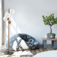 Lampadar Trendy Faze NT-115 Black/Copper/White 32x130x32cm GTR002857 imaginea #3 — magazin online Desire.md