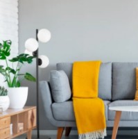 Lampadar Trendy Faze NT-115-1 Black/White 32x130x32cm GTR002859 imaginea #3 — magazin online Desire.md