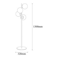 Lampadar Trendy Faze NT-116 Black/Copper 32x130x32cm GTR002858 imaginea #2 — magazin online Desire.md