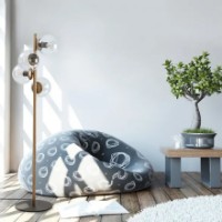 Lampadar Trendy Faze NT-116 Black/Copper 32x130x32cm GTR002858 imaginea #3 — magazin online Desire.md