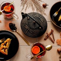 Ceainic pentru infuzie Konighoffer Hanako Butterfly 0.8L  Black imaginea #7 — magazin online Desire.md