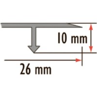 Профиль для керамической плитки Cezar 1830509 фото №3 — интернет-магазин Desire.md