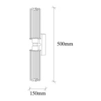 Бра Trendy Fellini MR-879 Black/Gold 15x50x8cm GTR002138 фото №2 — интернет-магазин Desire.md