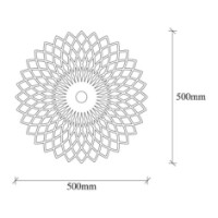 Candelabru de perete Trendy Fellini MR-987 Black 50x50x12cm GTR002248 imaginea #2 — magazin online Desire.md