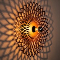 Candelabru de perete Trendy Fellini MR-988 Copper 50x50x12cm GTR002249 imaginea #4 — magazin online Desire.md