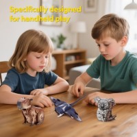 Puzzle 3D-constructor ChiToys Manta Rays 53pcs (6944588211783) imaginea #4 — magazin online Desire.md