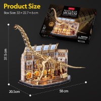 Puzzle 3D-constructor ChiToys Natural Museum 216pcs (6944588205447) imaginea #3 — magazin online Desire.md