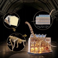 Puzzle 3D-constructor ChiToys Natural Museum 216pcs (6944588205447) imaginea #4 — magazin online Desire.md