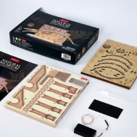 Puzzle 3D-constructor ChiToys Natural Museum Balaenoptera Musculus 222pcs (6944588205454) imaginea #4 — magazin online Desire.md