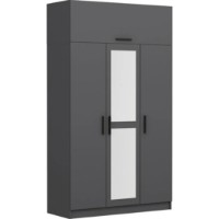 Dulap Trendy Minar 235 Anthracit 135x235x52cm GTR004984 imaginea #3 — magazin online Desire.md