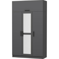 Dulap Trendy Minar 255 Anthracit 135x255x52cm GTR004976 imaginea #3 — magazin online Desire.md