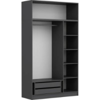 Dulap Trendy Minar 255 Anthracit 135x255x52cm GTR004976 imaginea #4 — magazin online Desire.md