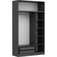 Dulap Trendy Minar 255 Anthracit 135x255x52cm GTR004979 imaginea #2 — magazin online Desire.md