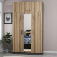 Dulap Trendy Minar 255 Anthracit/Dore 135x255x52cm GTR004987