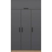 Dulap Trendy Minar 255 Dore/Anthracit 135x255x52cm GTR004980 imaginea #3 — magazin online Desire.md